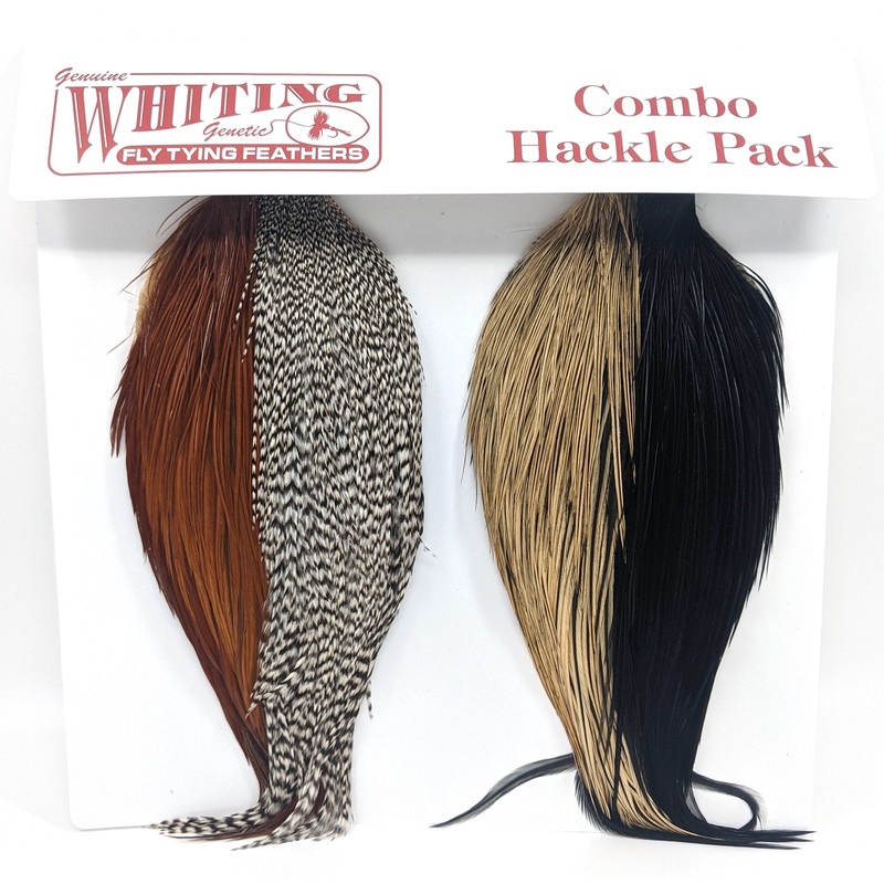 Whiting Farms Introductory Hackle Pack – Four 1/2 Capes