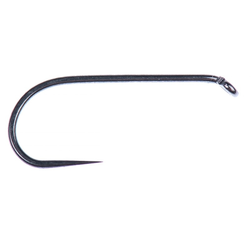 Hareline Core C1190 Dry and Light Nymph Black Nickel Hook