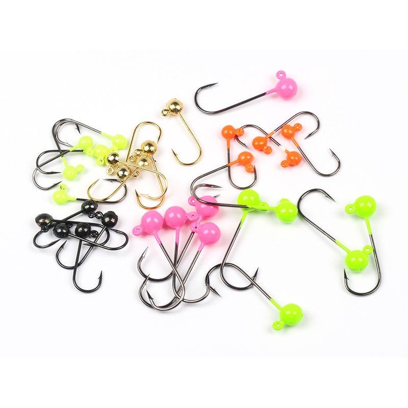 Hareline Round Lead Jighead Hook 5 Pack