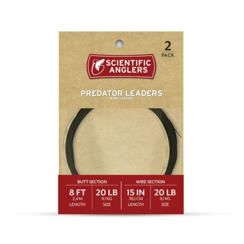 Scientific Anglers Predator Leader 7.5′ 2 Pack