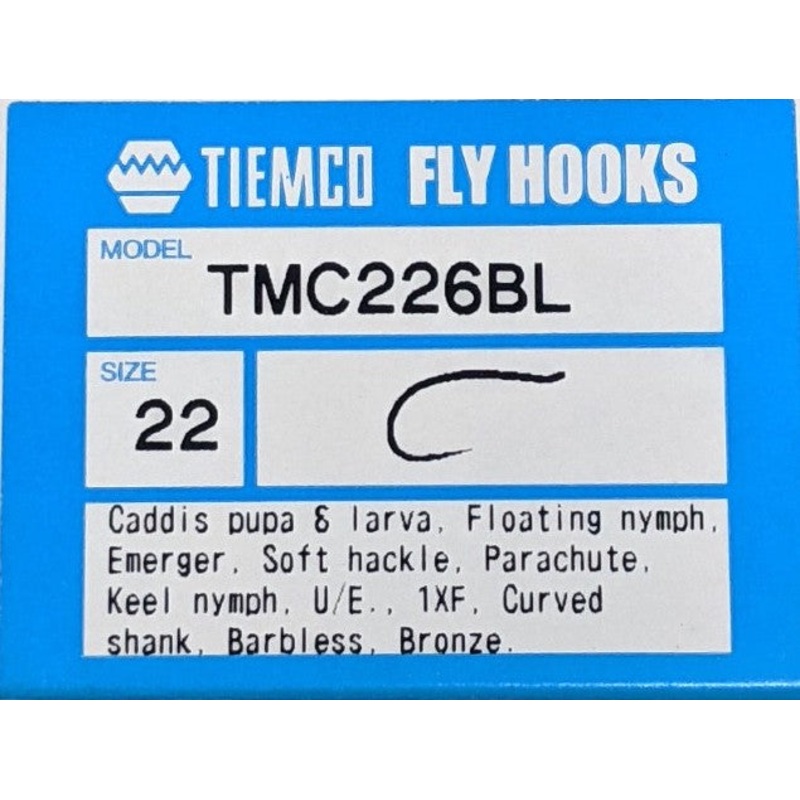 Tiemco 226BL Hook 100 Pack|22