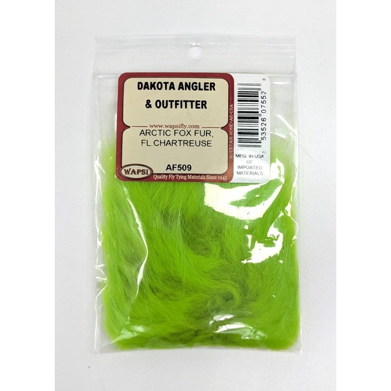 Wapsi Arctic Fox Fur|Fl Chartreuse