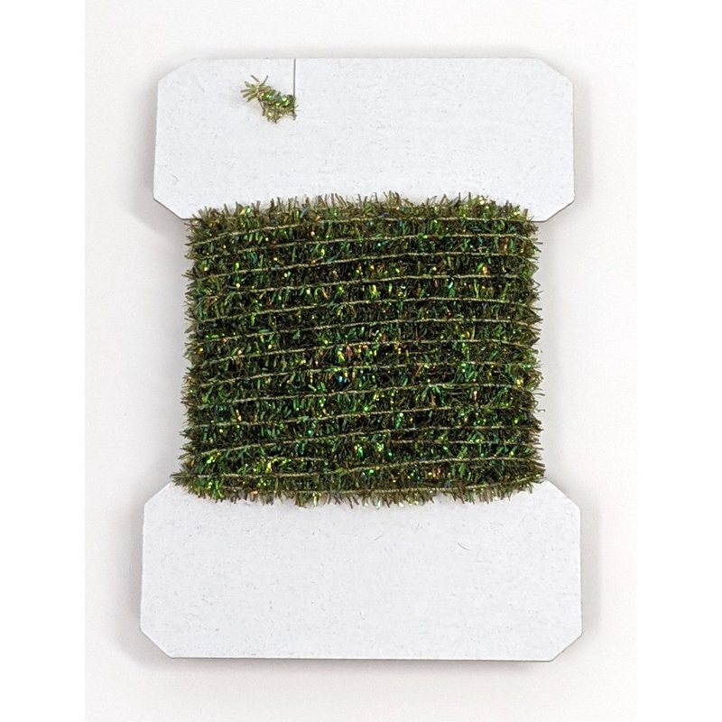 Wapsi Tinsel Chenille Olive/Pearl Medium