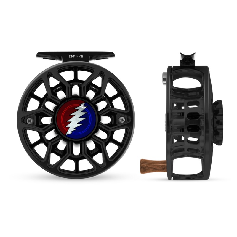 Abel SDF Reel – Grateful Dead Bolt – Black Ported 4/5