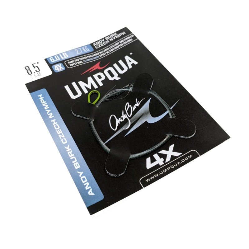 Andy Burk Czech Nymph Leader 8.5′ 4X