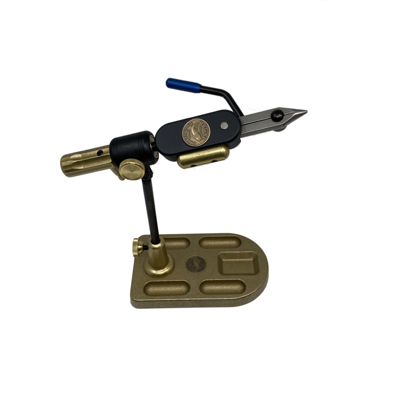 Regal Revolution Vise Stainless Steel Jaws Bronze Pocket Base – Matte Black