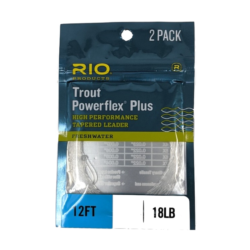 Rio Powerflex Plus 12′ Leader 2-Pack