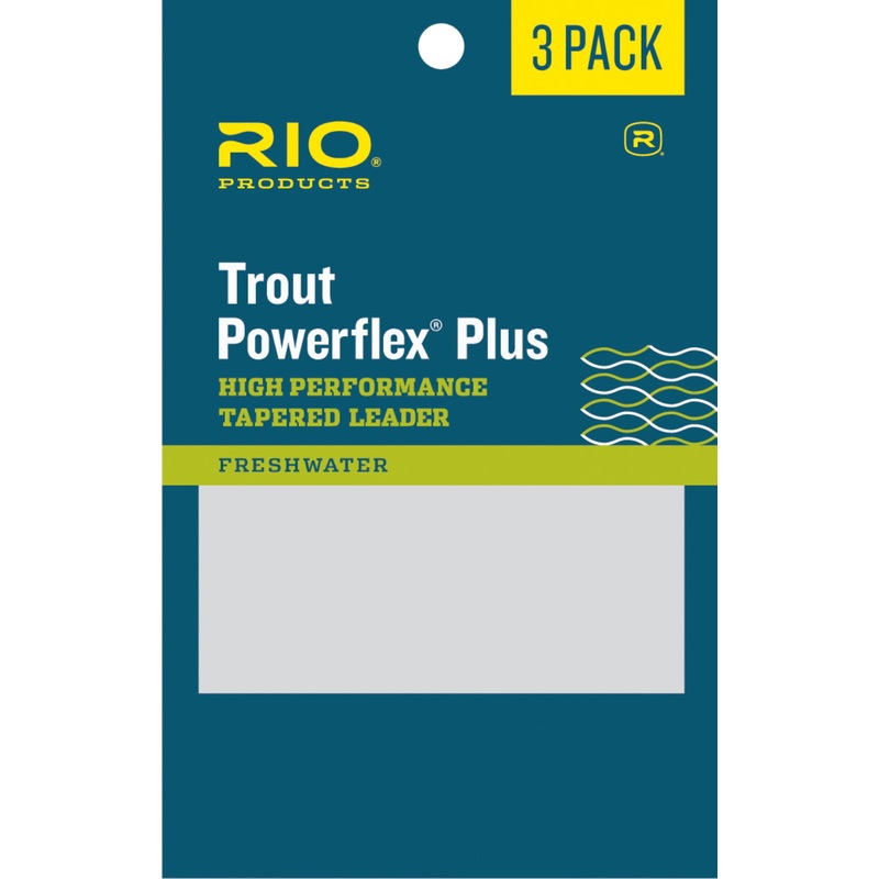 Rio Powerflex Plus Leader 7.5ft 5X 3 pack