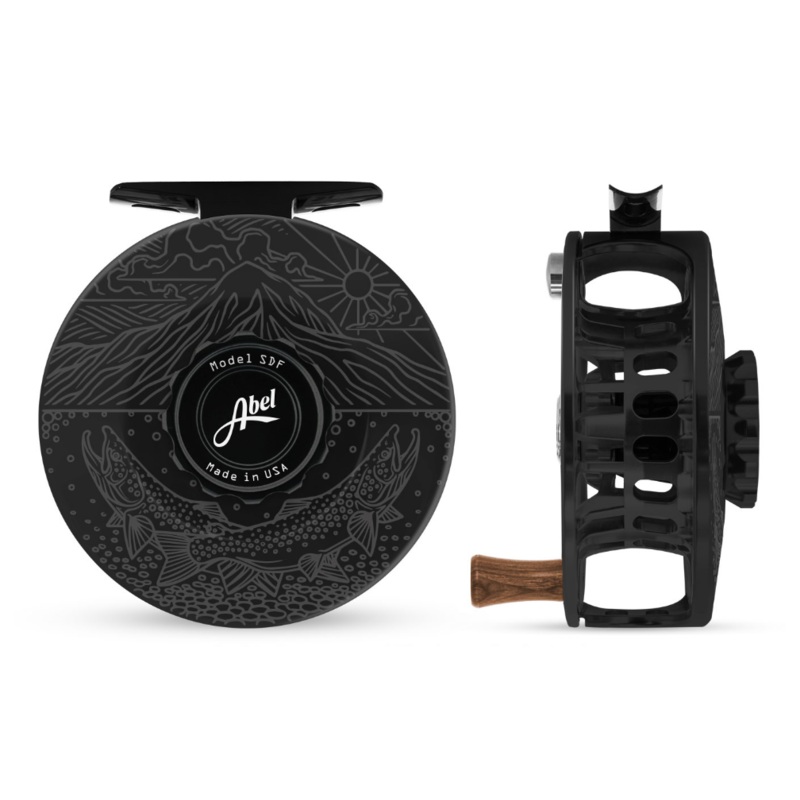 Abel SDF Reel – Underwood Ridge Risers – Black 4/5