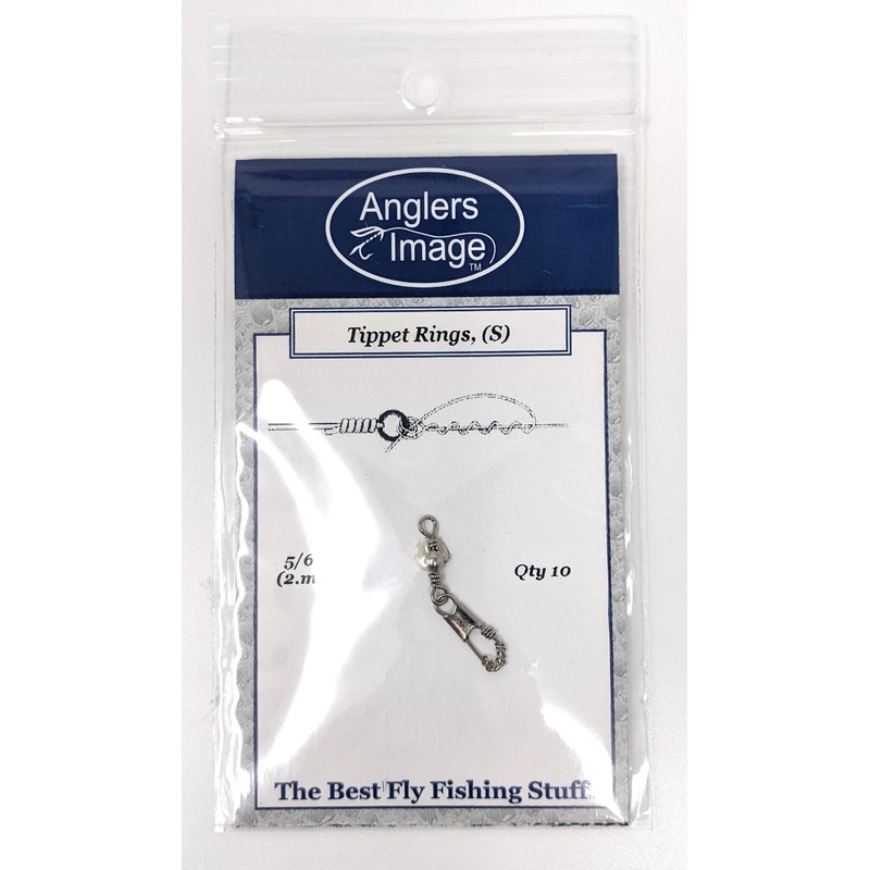 Angler’s Image Tippet Rings – Nickel Small