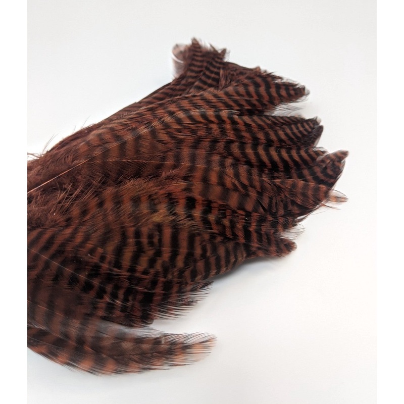 Cascade Crest Hackle Patch #82 Grizzly Brown