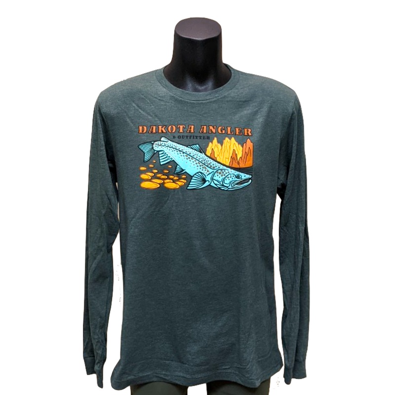 Dakota Angler Men’s Underwood Logo Long Sleeve T-Shirt