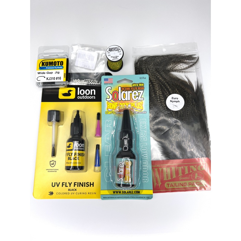 Micro Glint Perdigon Fly Tying Bundle – Without UV Light