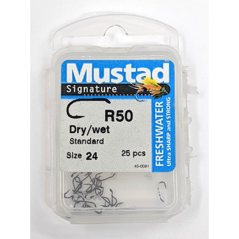 Mustad 9R50 Universal Dry/Wet Hook 25 Pack