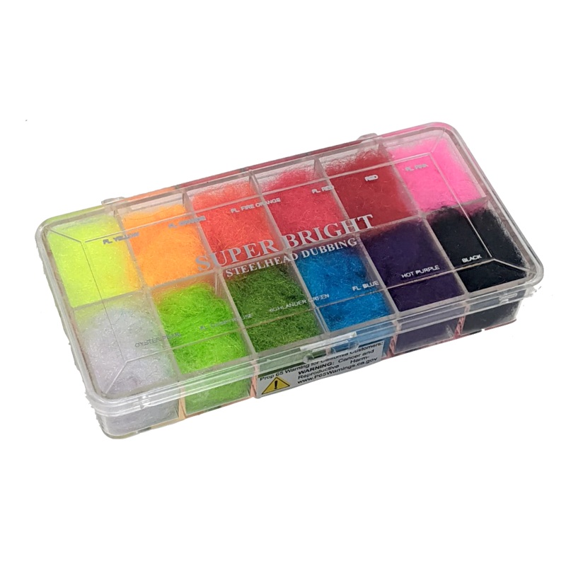 Wapsi Super Bright Dubbing Dispenser #2 Steelhead