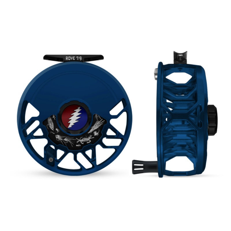 Abel Rove 7/9 Reel Deep Blue Grateful Dead Bolt