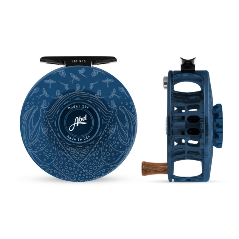 Abel SDF Reel – Underwood Mayfly Flurry – Deep Blue 4/5