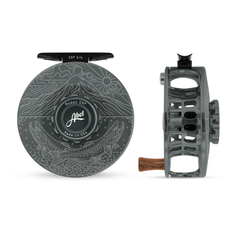 Abel SDF Reel – Underwood Ridge Risers – Slate Gray 5/6