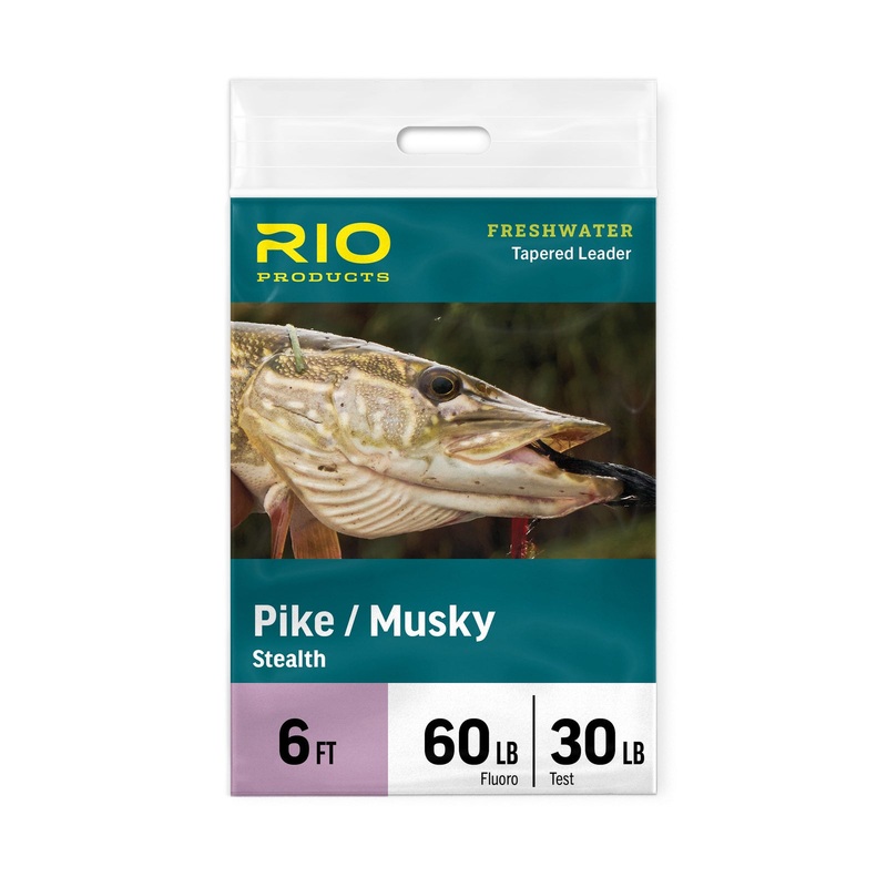 Rio Pike/Musky Leader Stealth|6′ / 60lb|6′ / 80lb