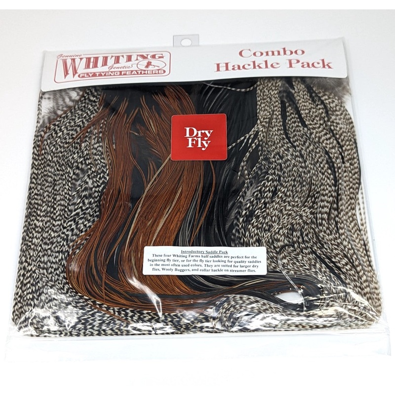 Whiting Farms Introductory Hackle Pack – Four 1/2 Saddles