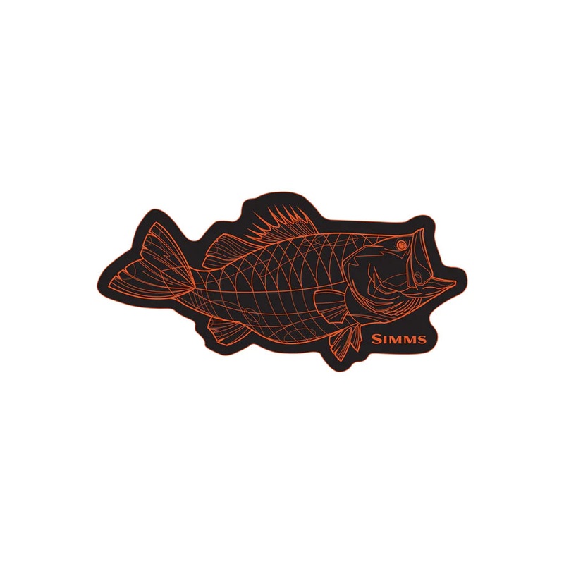 Simms Bass Line Sticker