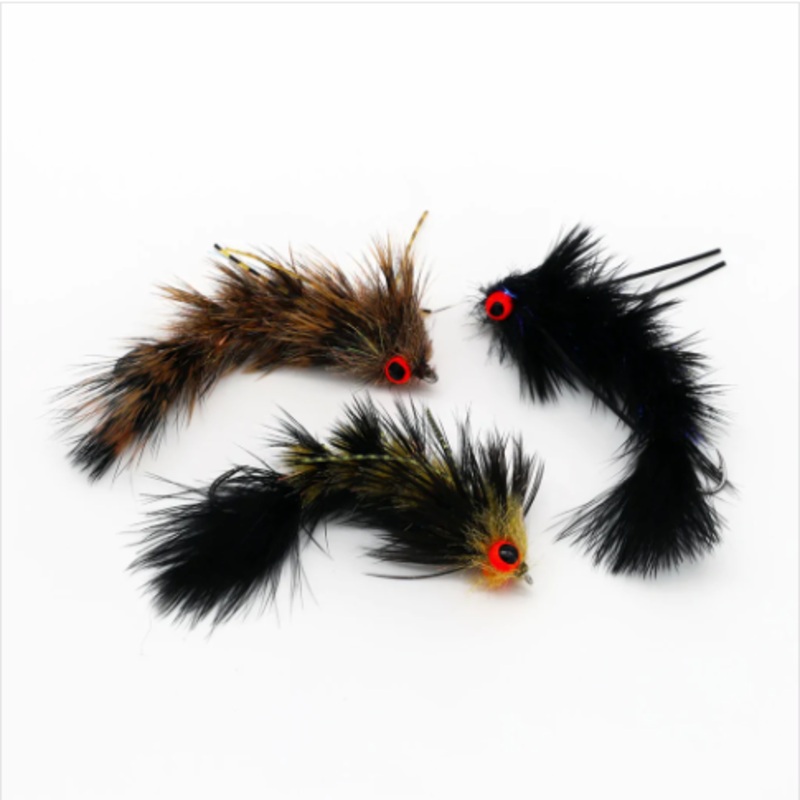 Woolly Bugger Changer|Black|Brown|Olive||6||8