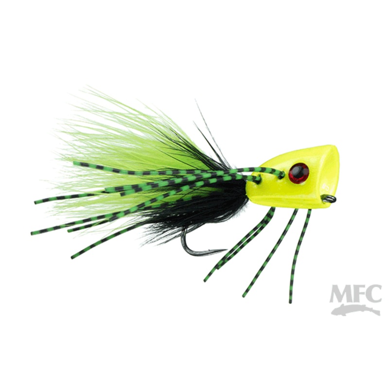 MFC Bombshell Popper|Chartreuse|Black|Yellow|Damsel Blue|Damsel Olive|Bronze|White|Tan/Gold|04|06