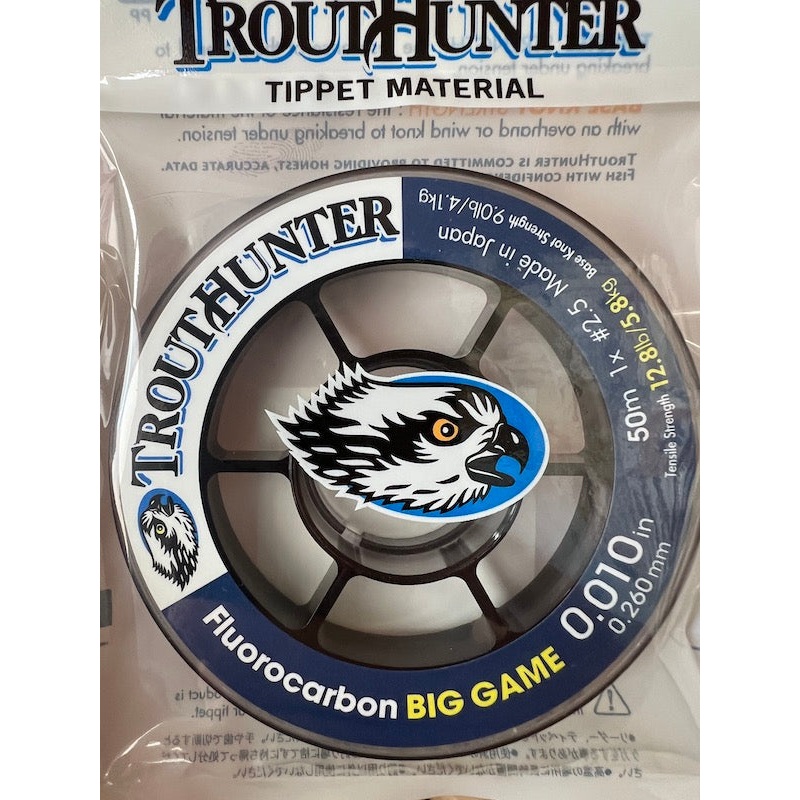 TroutHunter Fluorocarbon Big Game Tippet 50M