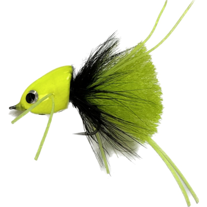 Weedless Sneaky Pete Popper|4|8|Chartreuse
