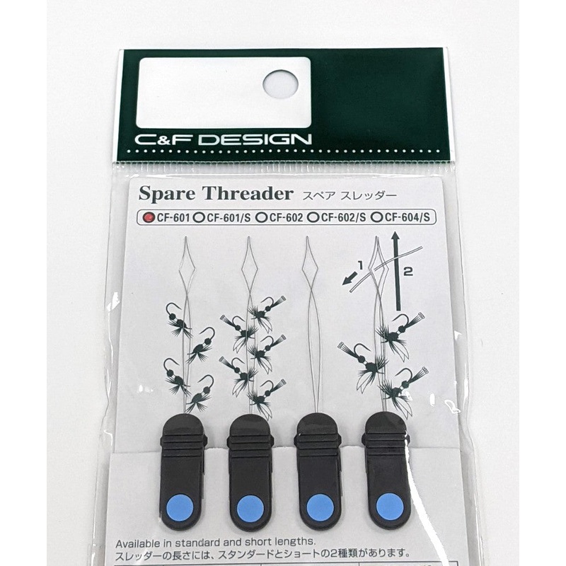 C&F Design Spare Threaders CF601 Standard Size Blue Dot – 4pk