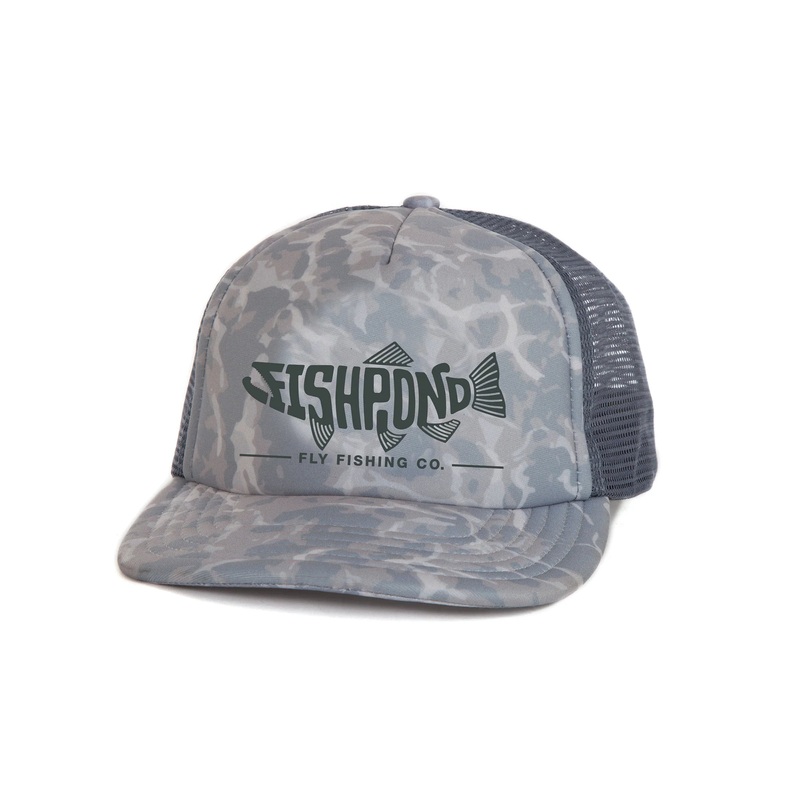 Fishpond Pescado Foam Trucker Hat – Overcast Camo