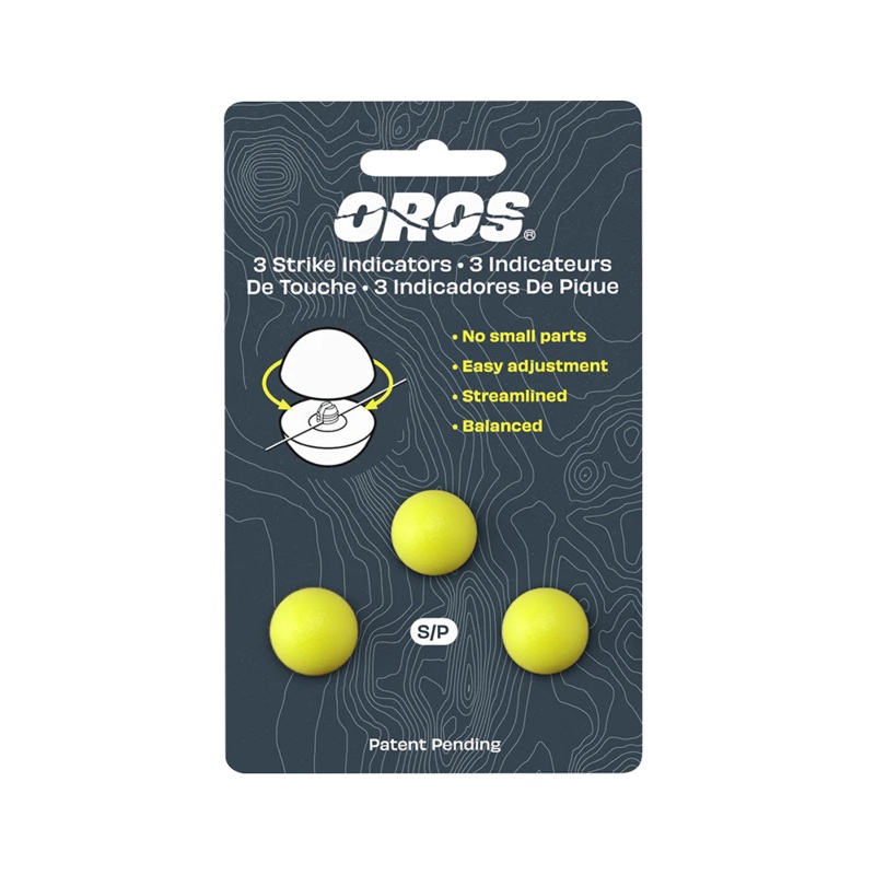 Oros Strike Indicator 3-pack Chartreuse Small