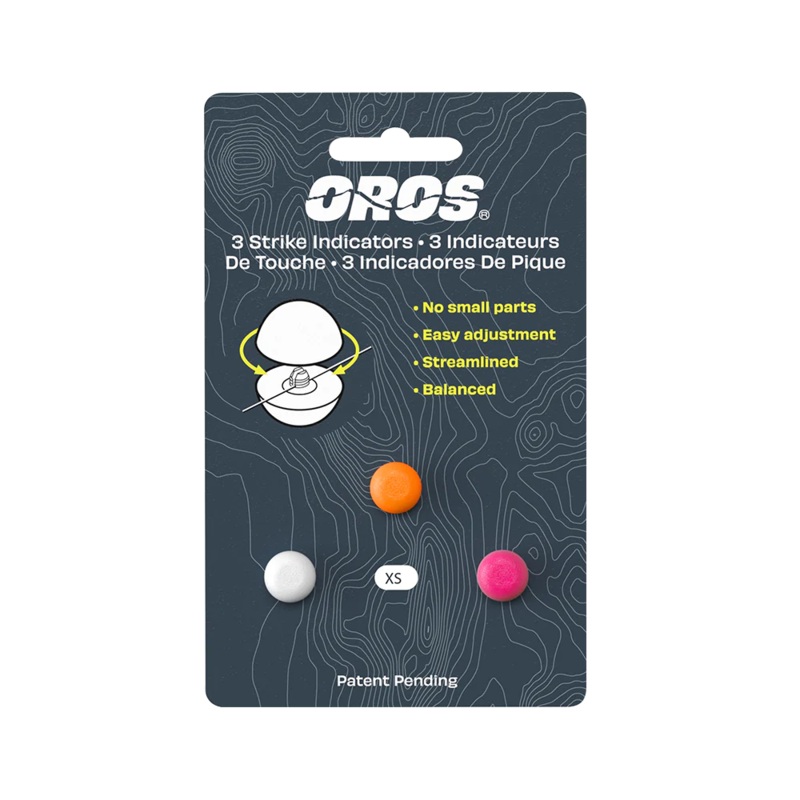 Oros Strike Indicator 3-pack Multi-Color X-Small
