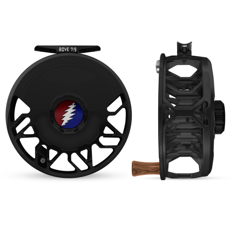 Abel Rove 7/9 Reel Ported Black Grateful Dead Bolt