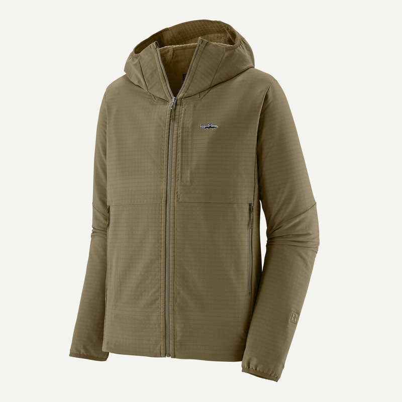 Patagonia Men’s R1 TechFace Fitz Roy Trout Hoody