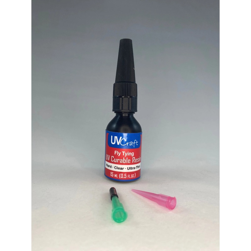 UV Craft – Hard – Clear – Ultra-thin UV Resin – .5 luer lock squeeze bottle