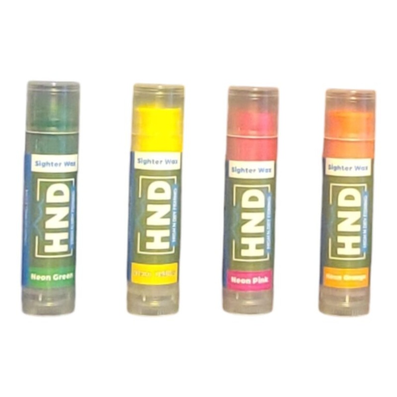 High N Dry Sighter Wax|Neon Pink|Neon Orange|Neon Yellow|Neon Green