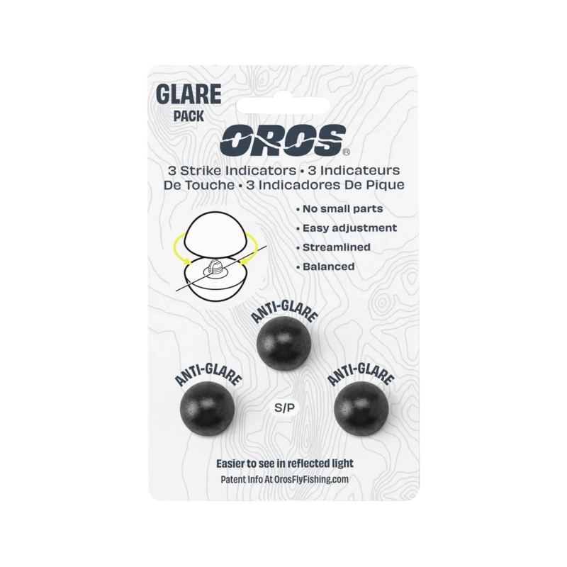 Oros Strike Indicator 3-pack Black- Small