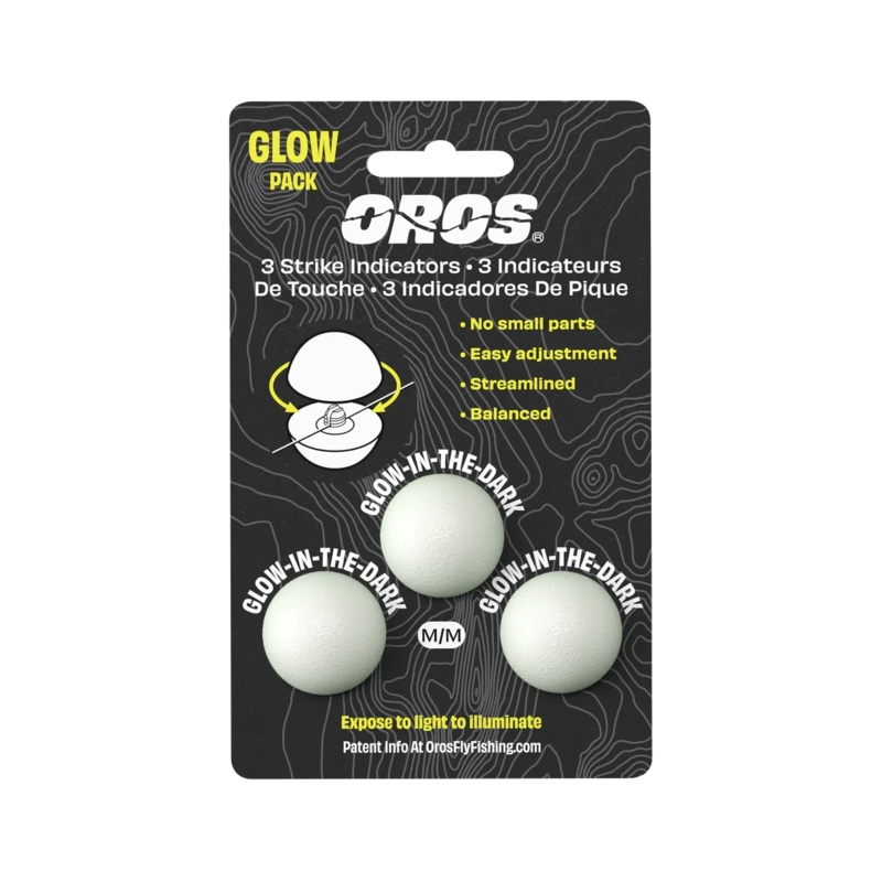 Oros Strike Indicator 3-pack Glow In the Dark Medium