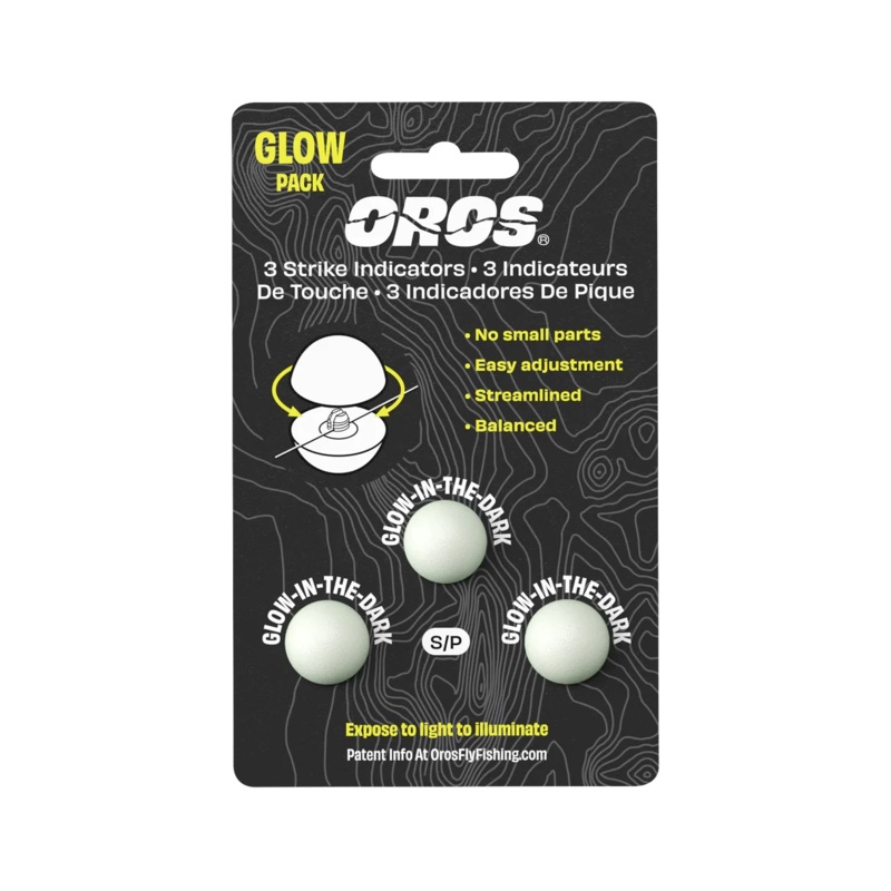 Oros Strike Indicator 3-pack Glow In the Dark-Small