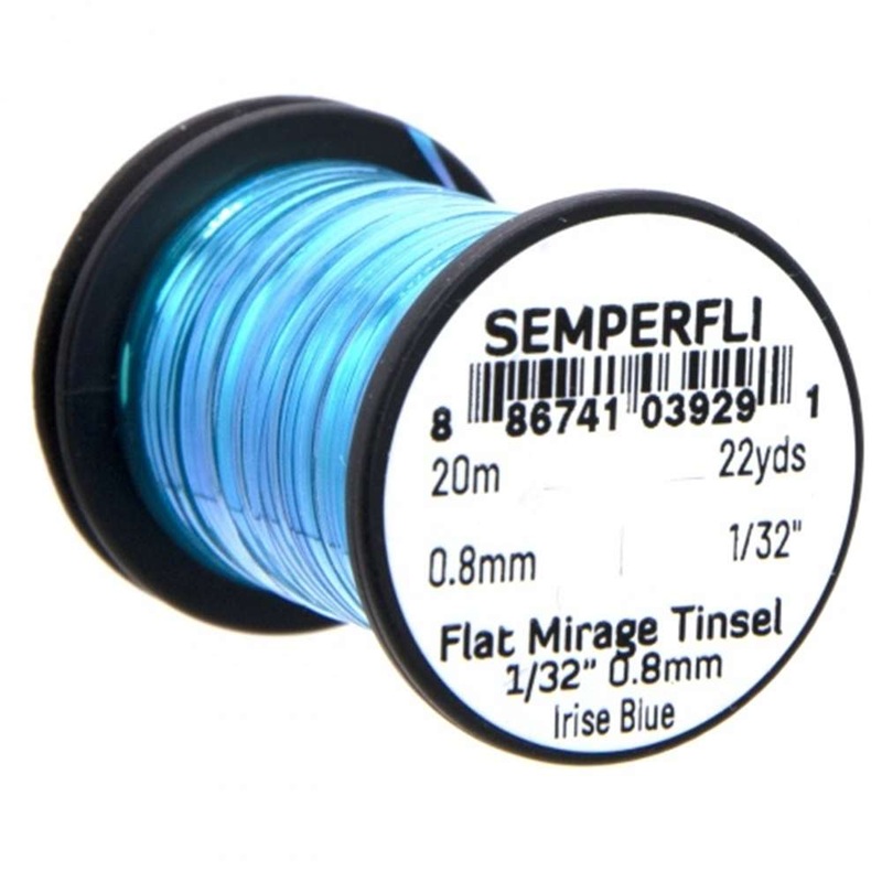 Semperfli Mirror Tinsel|1/32″|Mirage Blue Iris
