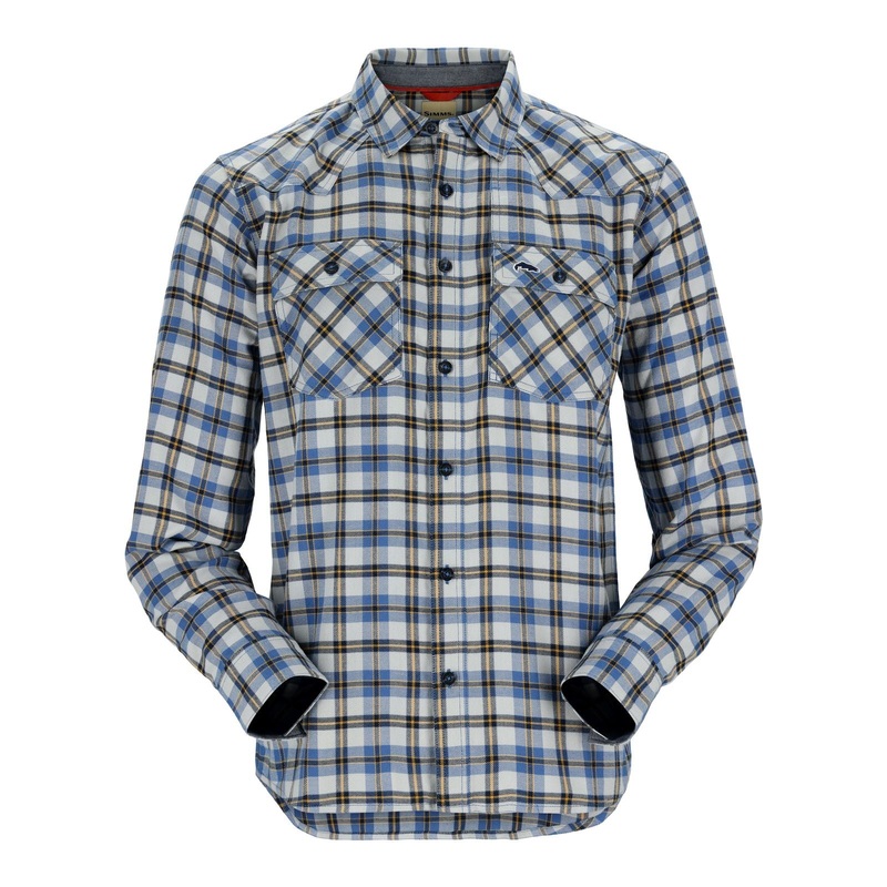 Simms Santee Flannel Admiral Blue/Navy Camp