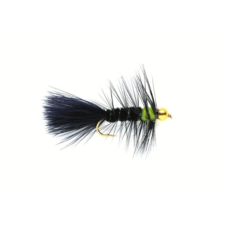 WOOLLY BUGGER BLACK & GREEN|Size 10
