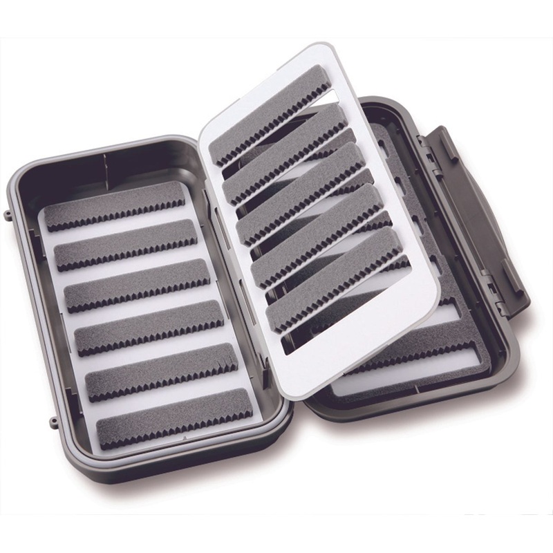 C&F Design Large 12-Row WP Fly Case w Flip Page (CF-35656) Light Grey