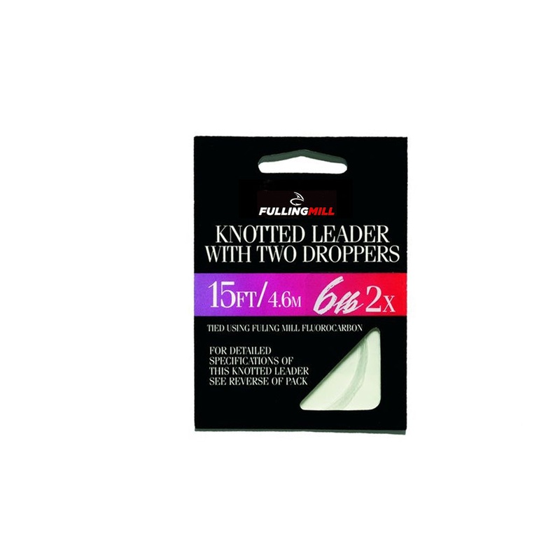 FULLING MILL LEADER 15FT WITH 2 DROPPERS