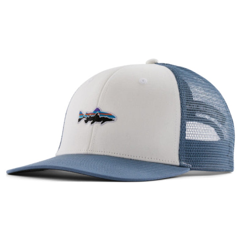 Patagonia Stand Up Trout Trucker Hat – White