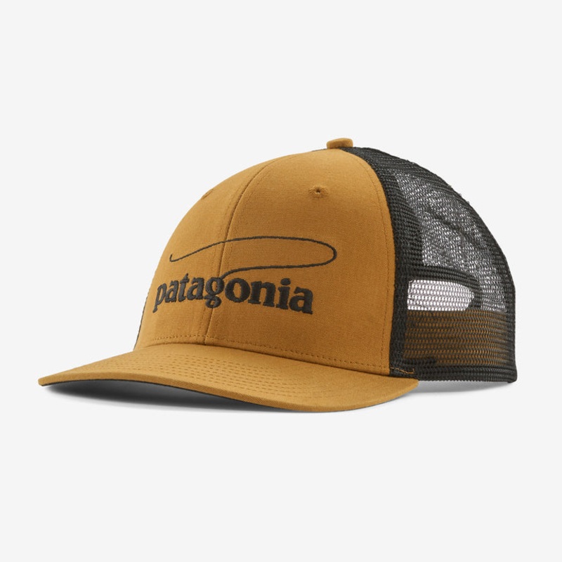 Patagonia Take a Stand Trucker Hat – Casting Logo: Raptor Brown