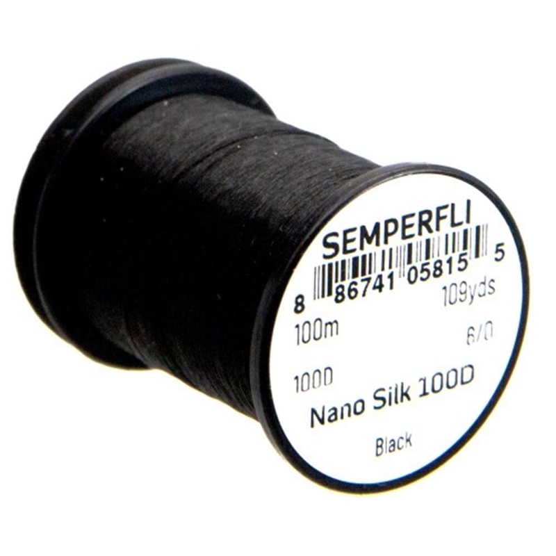 Semperfli Nano Silk 100D 6/0|Black