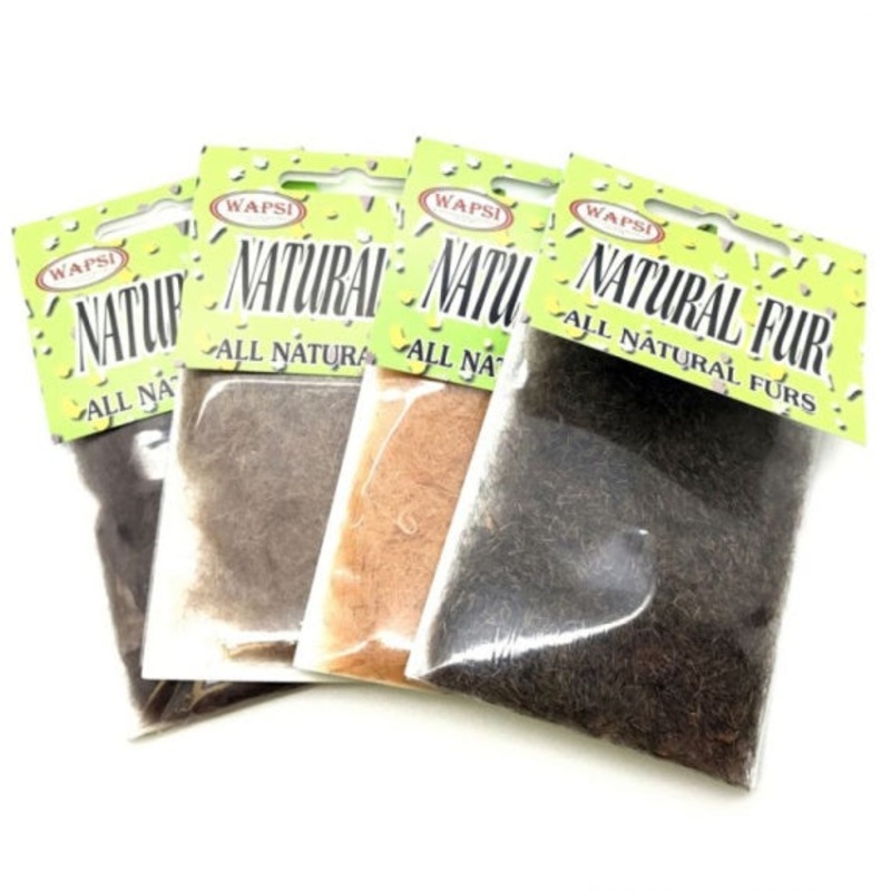 Wapsi Natural Fur|Olive Hares Mask|Dark Hares Mask|Gray Squirrell|Light Hares Mask