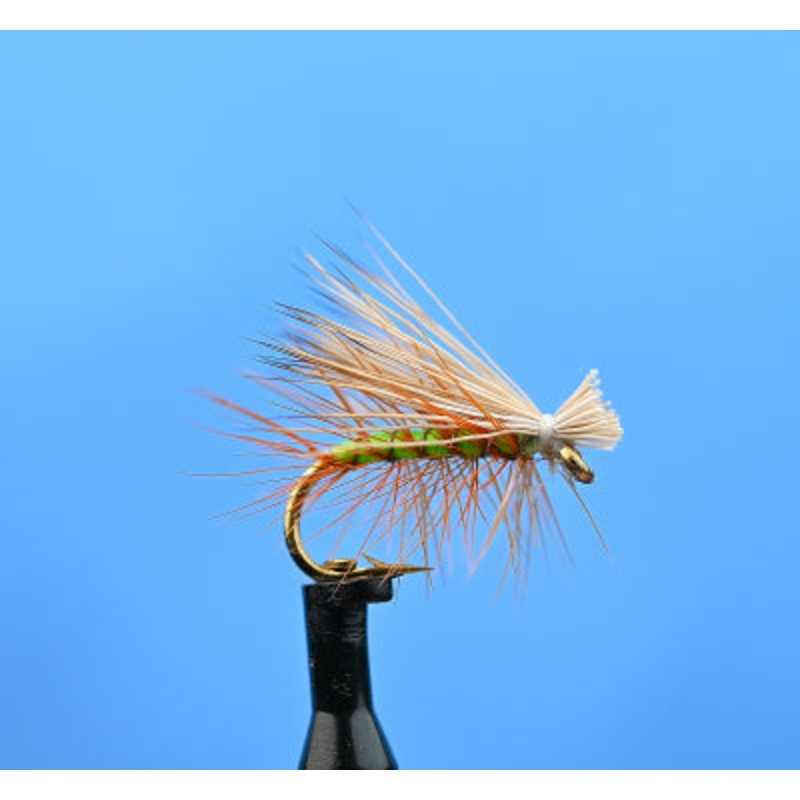 Elk Hair Caddis Fluorescent Green